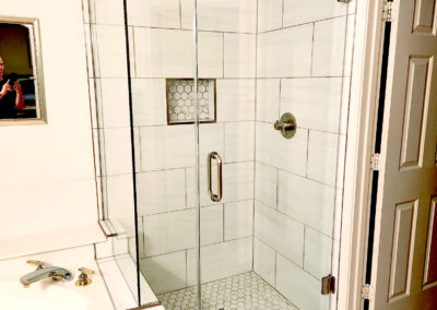 38 clear frameless shower door. Chandler Arizona